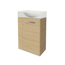 Waschbeckenunterschrank 'SBC' braun matt 44 x 60 x 24,3 cm rechts
