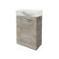 Waschbeckenunterschrank mit Aufsatzwaschbecken