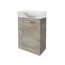 Waschbeckenunterschrank 'SBC' braun matt 44 x 60 x 24,3 cm rechts