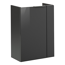 Waschbeckenunterschrank 'SBC' anthrazit glänzend 44 x 60 x 24,3 cm links