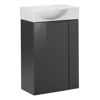 Waschbeckenunterschrank mit Waschbecken