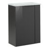 Waschbeckenunterschrank mit Aufsatzwaschbecken