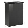 Waschtischunterschrank mit Waschbecken in Anthrazit