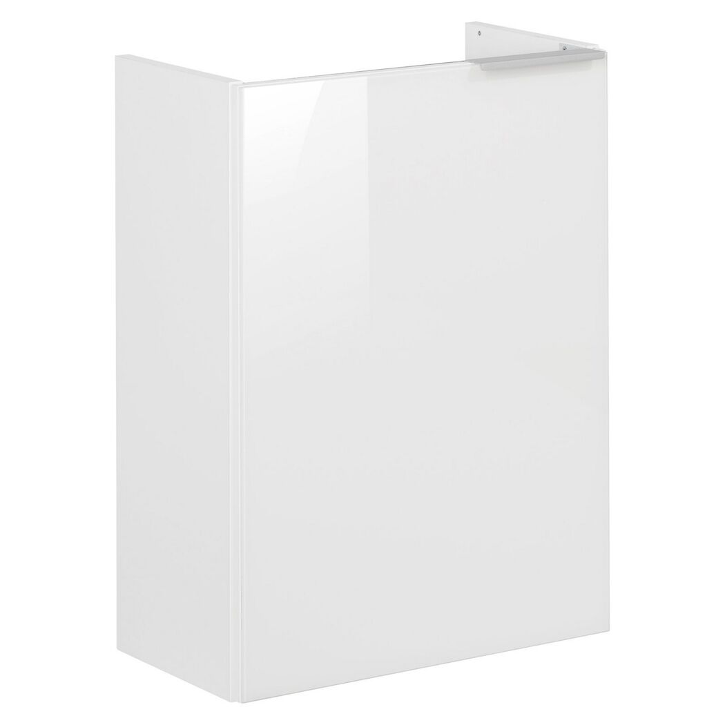 Waschbeckenunterschrank 'SBC' weiß glänzend 44 x 60 x 24,3 cm links