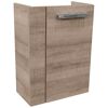 Hängeschrank mit Holztür und Metallgriff