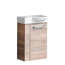 Waschbeckenunterschrank 'SBC' braun matt 44 x 60 x 24,3 cm