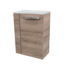 Waschbeckenunterschrank 'SBC' braun matt 44 x 60 x 24,3 cm