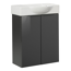 Waschbeckenunterschrank 'SBC' anthrazit matt 52 x 60 x 24,3 cm