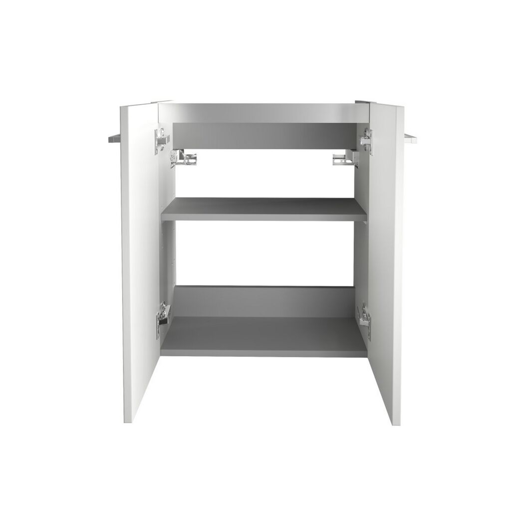 Waschbeckenunterschrank 'SBC' weiß glänzend 52 x 60 x 24,3 cm