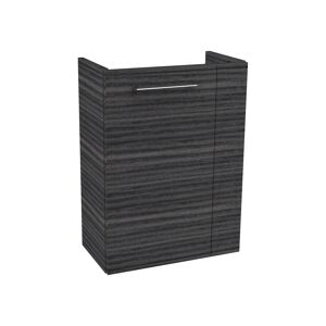Waschbeckenunterschrank 'SBC' braun matt 44 x 60 x 24,3 cm links