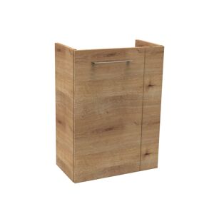 Waschbeckenunterschrank 'SBC' braun matt 44 x 60 x 24,3 cm links
