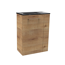 Waschbeckenunterschrank 'SBC' braun matt 44 x 60 x 24,3 cm links