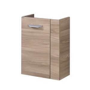 Waschbeckenunterschrank 'SBC' braun matt 44 x 60 x 24,3 cm links