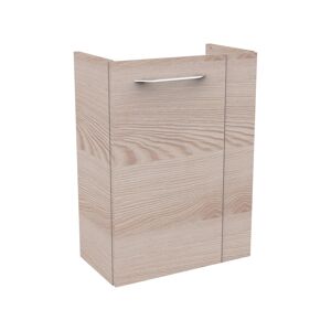 Waschbeckenunterschrank 'SBC' braun matt 44 x 60 x 24,3 cm links