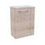 Waschbeckenunterschrank 'SBC' braun matt 44 x 60 x 24,3 cm links