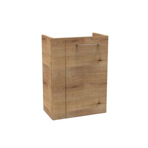 Waschbeckenunterschrank 'SBC' braun matt 44 x 60 x 24,3 cm rechts