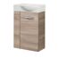 Waschbeckenunterschrank 'SBC' braun matt 44 x 60 x 24,3 cm rechts