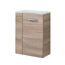 Waschbeckenunterschrank 'SBC' braun matt 44 x 60 x 24,3 cm rechts