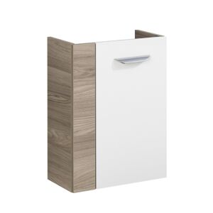 Waschtischunterschrank 'SBC' steinesche/weiß 44 x 60 x 24,3 cm rechts