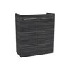 Waschbeckenunterschrank 'SBC' braun matt 52 x 60 x 24,3 cm