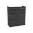 Waschbeckenunterschrank 'SBC' braun matt 52 x 60 x 24,3 cm