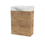 Waschbeckenunterschrank 'SBC' braun matt 52 x 60 x 24,3 cm