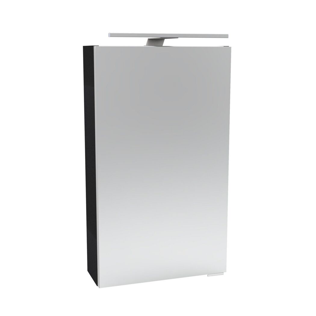 Badschrank mit offener Leuchte