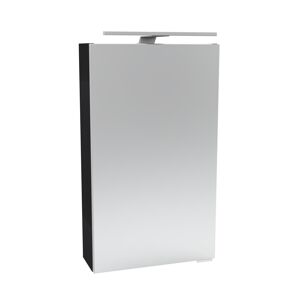 LED-Spiegelschrank 'SBC' anthrazit 40 x 68 x 15,3 cm links