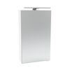 LED-Spiegelschrank 'SBC' weiß matt 40 x 68 x 15,3 cm links