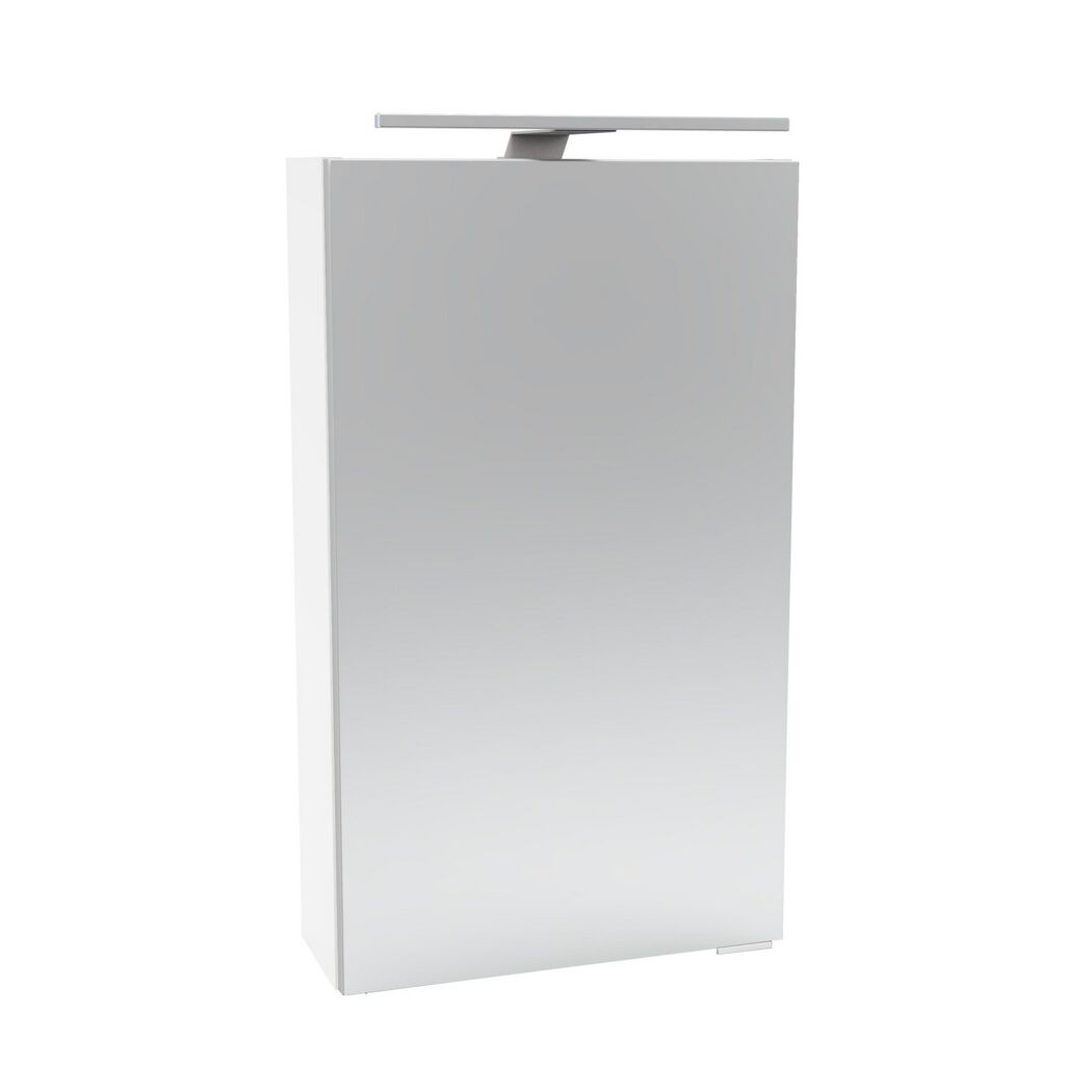 LED-Spiegelschrank 'SBC' weiß matt 40 x 68 x 15,3 cm links