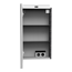 LED-Spiegelschrank 'SBC' dunkelbraun 40 x 68 x 15,3 cm links