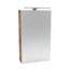 LED-Spiegelschrank 'SBC' braun 40 x 68 x 15,3 cm links