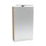 LED-Spiegelschrank 'SBC' braun 40 x 68 x 15,3 cm links