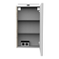 LED-Spiegelschrank 'SBC' braun 40 x 68 x 15,3 cm rechts