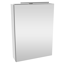 Verkleinertes Bild von LED-Spiegelschrank 'SBC' weiß matt 50 x 68 x 15,3 cm links