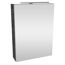 LED-Spiegelschrank 'SBC' braun 50 x 68 x 15,3 cm rechts