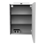 LED-Spiegelschrank 'SBC' braun 50 x 68 x 15,3 cm rechts