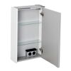 LED-Spiegelschrank 'Denver' weiß 42 x 68,5 x 16 cm
