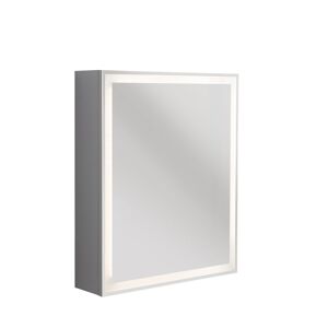 LED-Spiegelschrank 'Foton' grau matt 52 x 63 x 13,5 cm