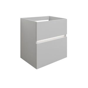 LED-Waschbeckenunterschrank 'Foton' grau matt 60 x 65 x 41,5 cm
