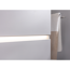 Verkleinertes Bild von LED-Waschtischunterschrank 'Foton' mit Glasblende hellgrau 60 x 65 x 42 cm
