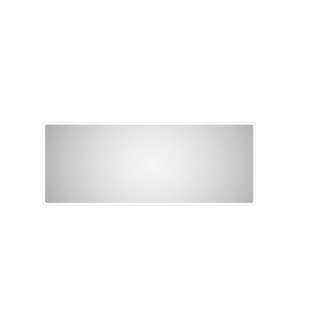 Silberner LED-Spiegel