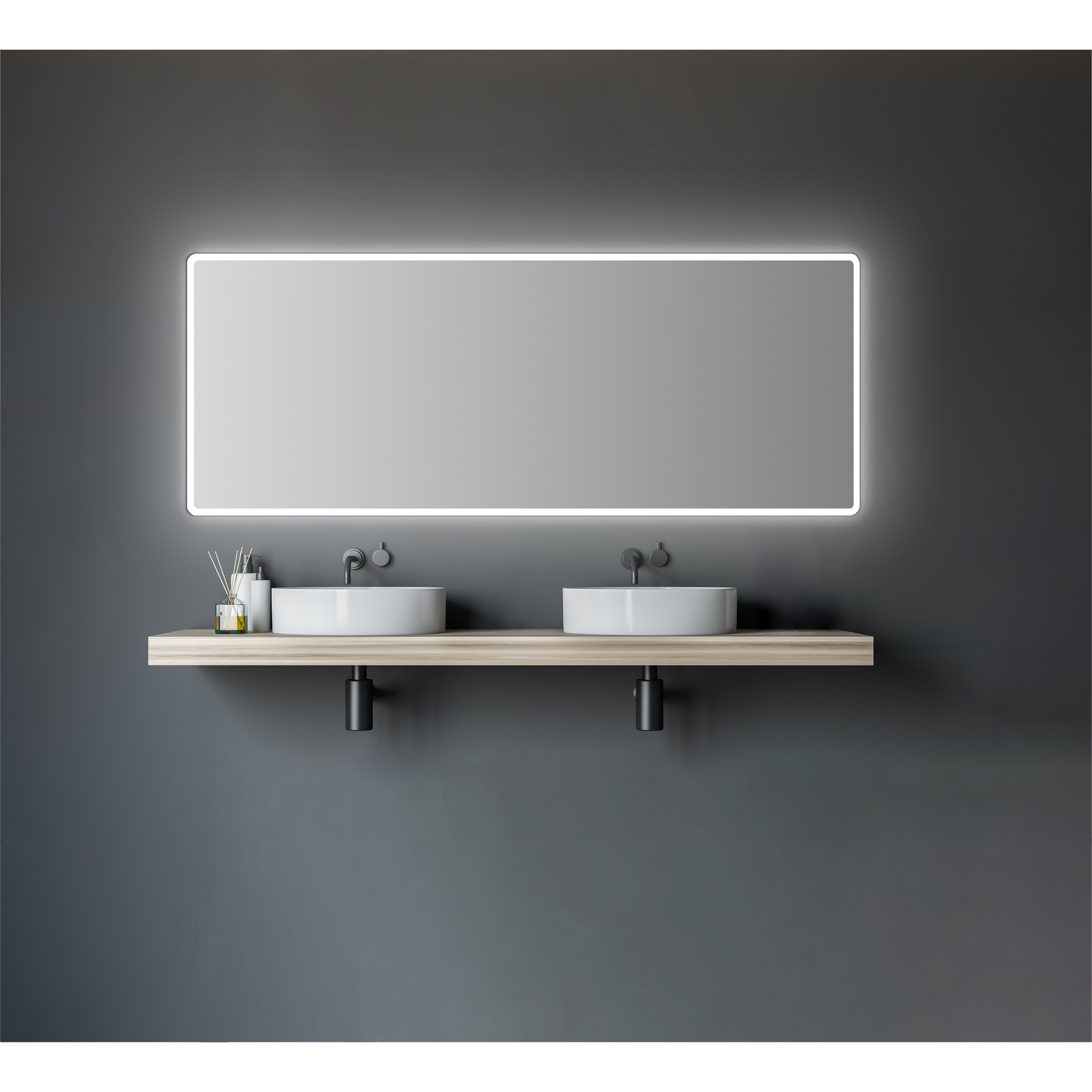 LED-Spiegel 'Silver Sunshine' 180 x 70 cm + product picture