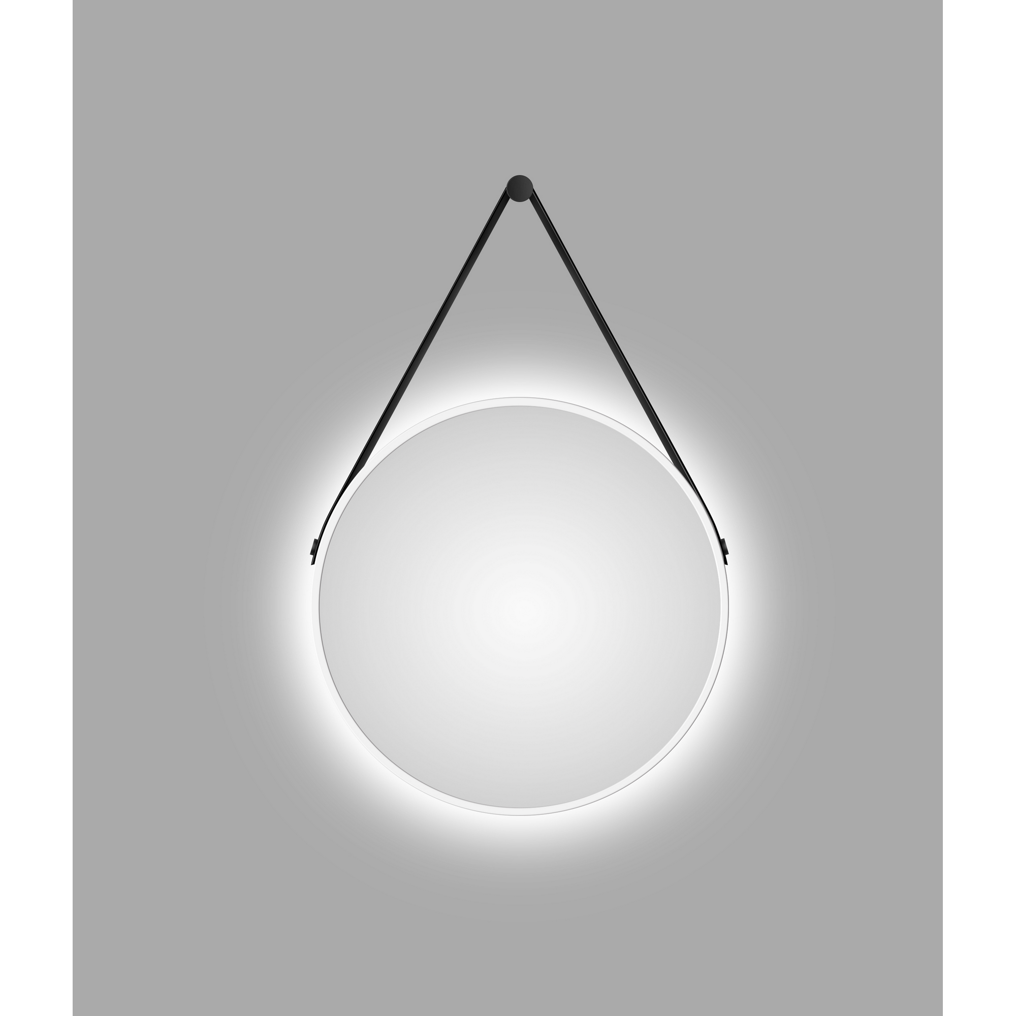LED-Spiegel 'Silver Barbier' kupfer Ø 50 cm + product picture