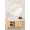 LED-Spiegel 'Silver Barbier' kupferfarben Ø 50 cm