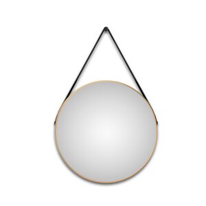 LED-Spiegel 'Silver Barbier' gold Ø 80 cm