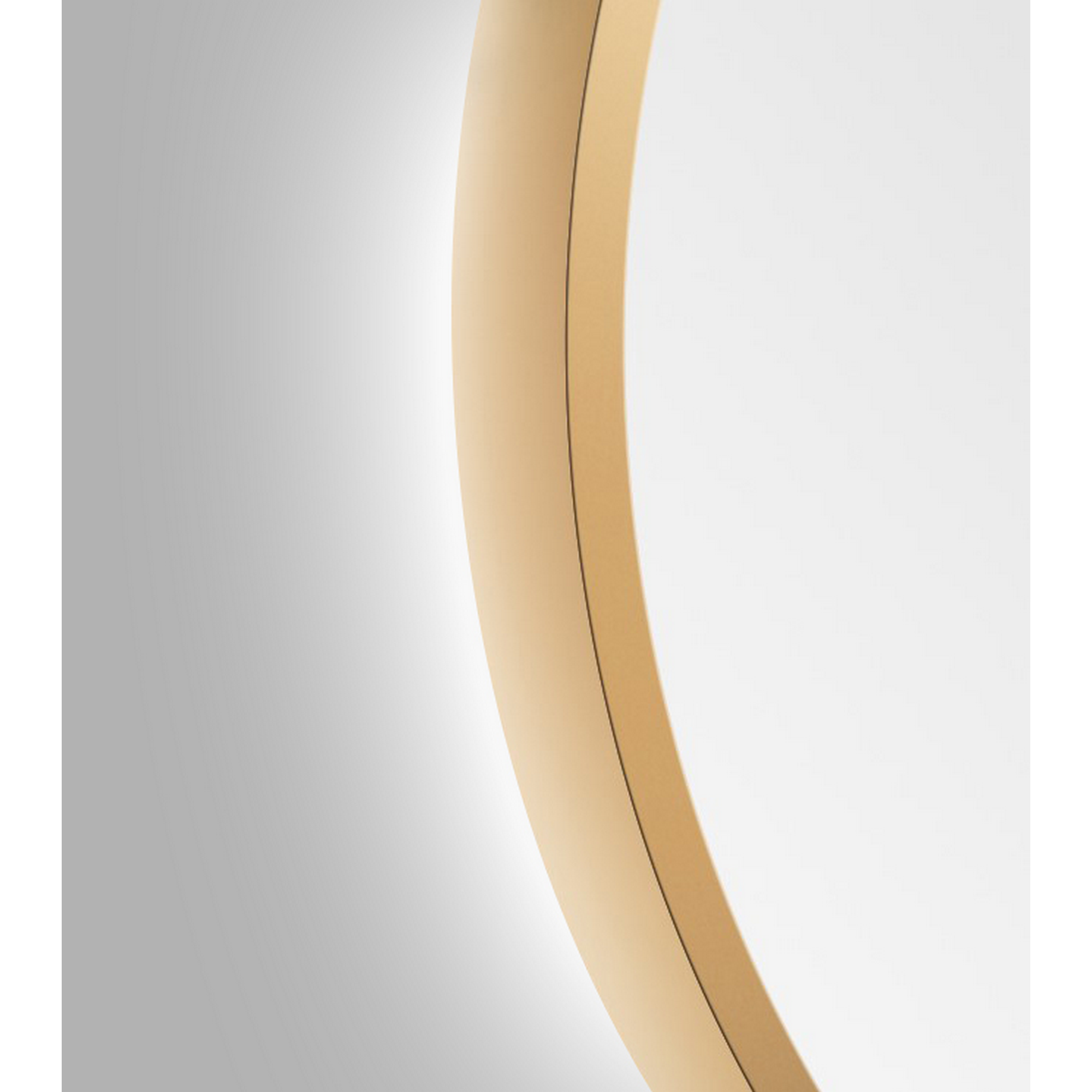 LED-Spiegel 'Silver Barbier' gold Ø 80 cm + product picture