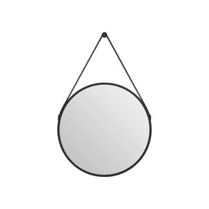 Spiegel 'Silver Coiffeur' schwarz Ø 50 cm