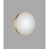 Badspiegel 'Silver Coiffeur' goldfarben Ø 50 cm