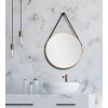 Badspiegel 'Silver Coiffeur' goldfarben Ø 50 cm